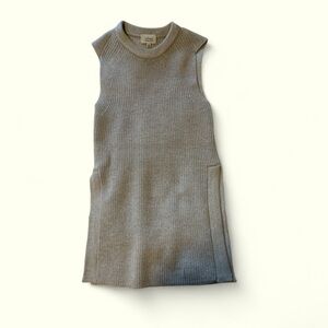 Wilfred grey Italian wool sleeveless top